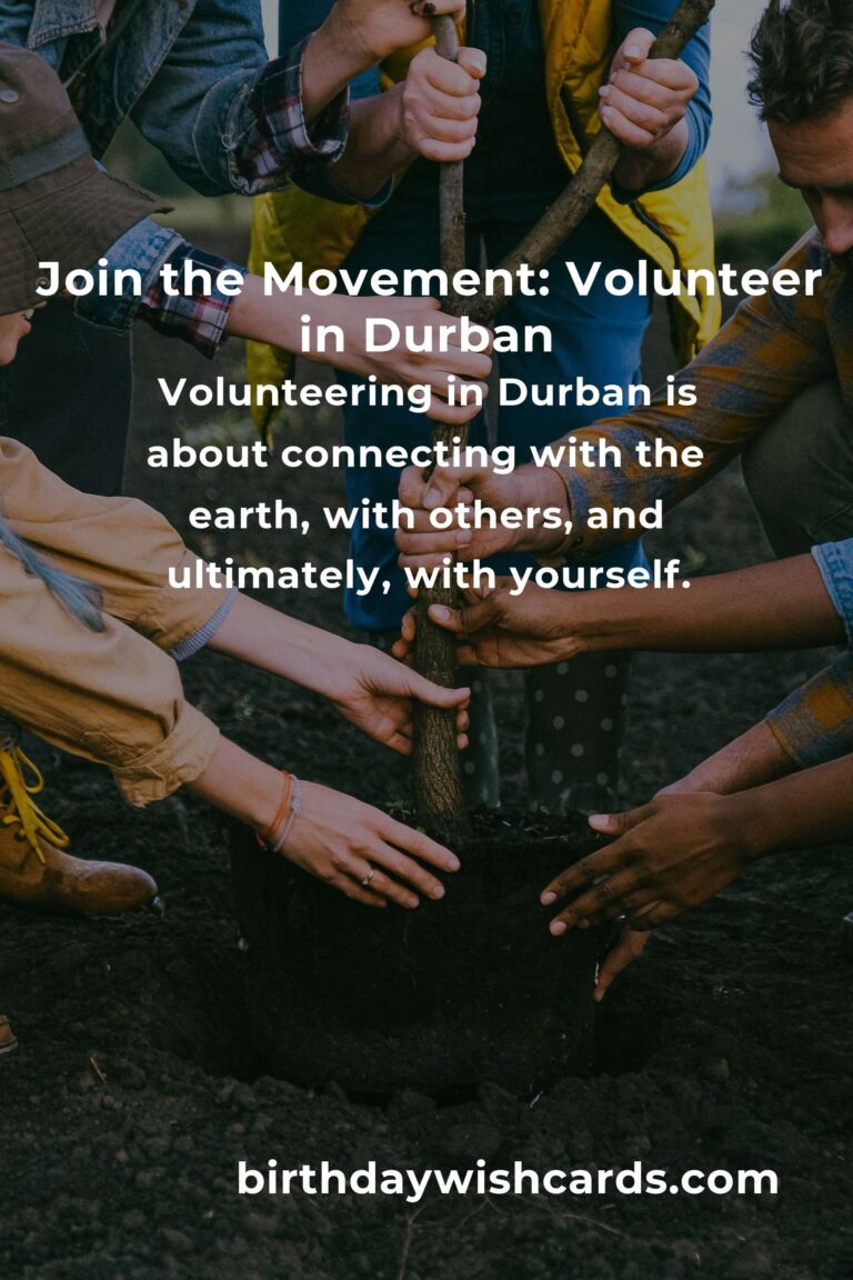 Discover the Heartbeat of Change: Environmental Volunteering in Durban 2025