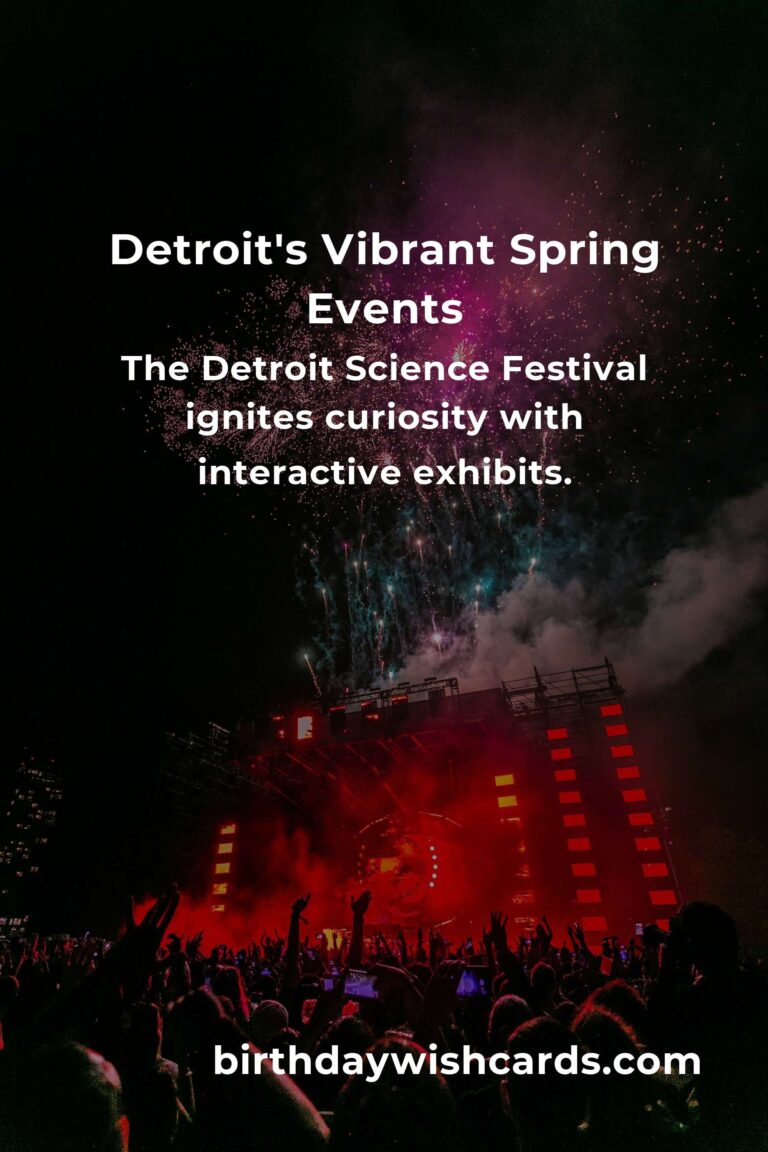 Discover the Heartbeat of Detroit: Best Spring Events for Students