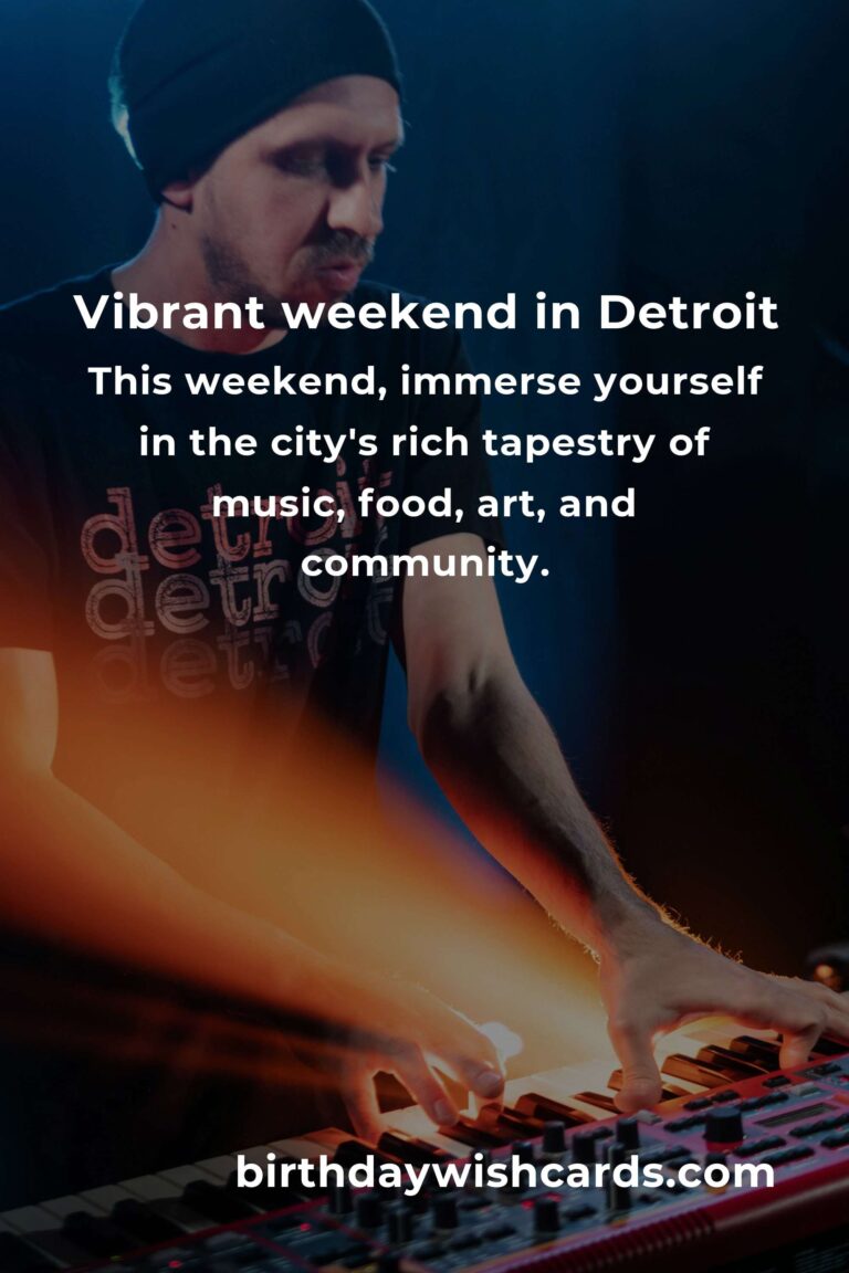 Discover the Heartbeat of Detroit: Top Local Events This Weekend