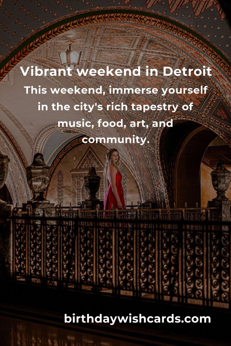 Discover the Heartbeat of Detroit: Top Local Events This Weekend