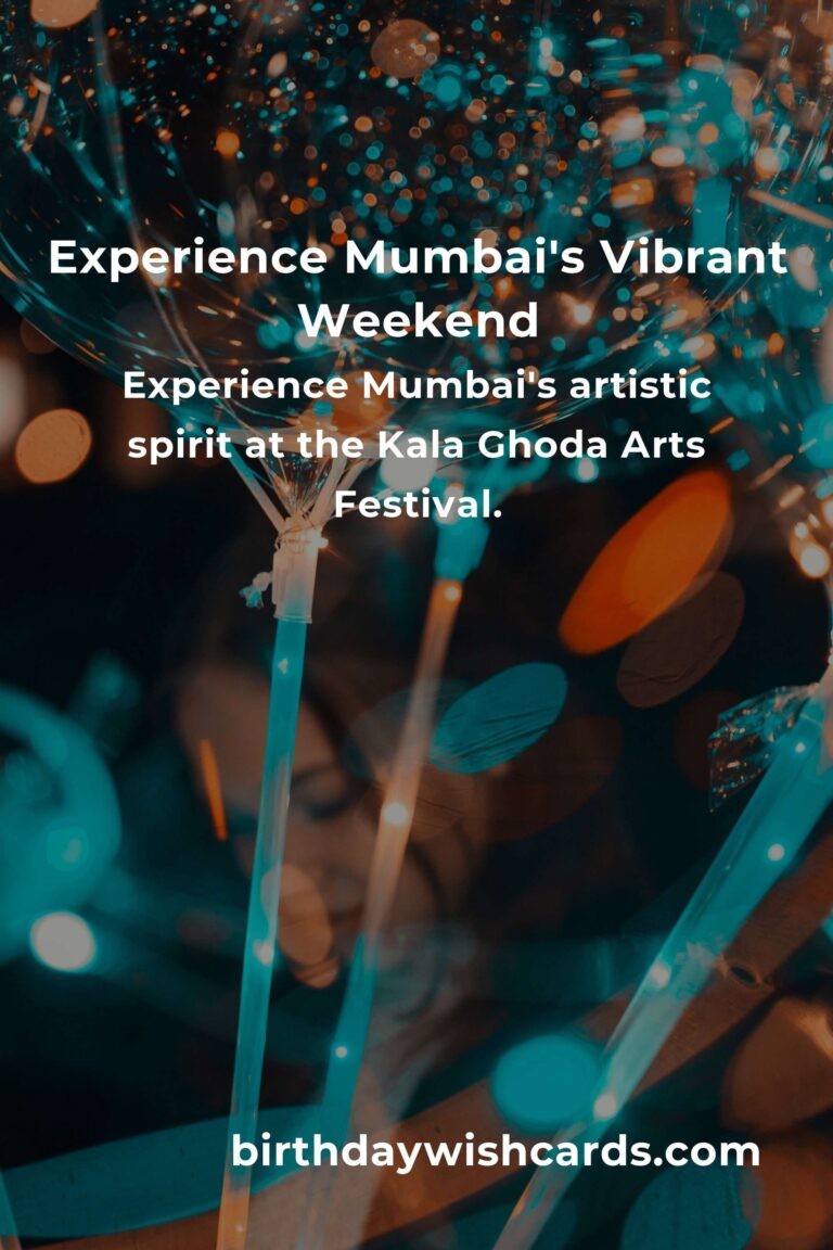 Discover the Heartbeat of Mumbai: Top Local Events This Weekend
