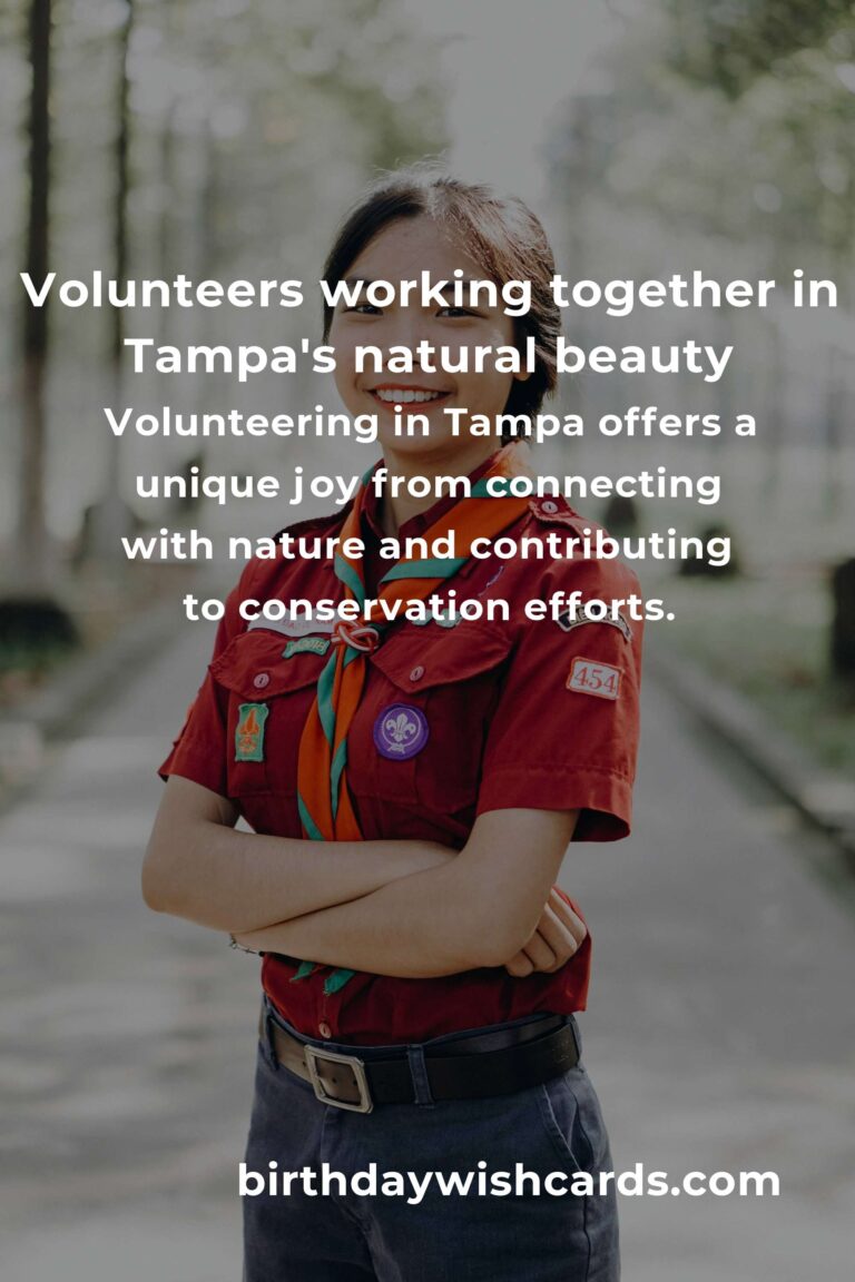 Discover the Heartbeat of Nature: Environmental Volunteering in Tampa for 2025