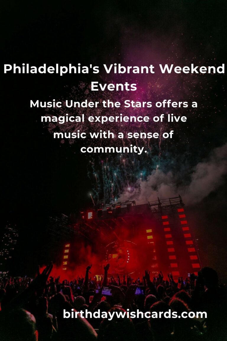 Discover the Heartbeat of Philadelphia: Top Local Events This Weekend