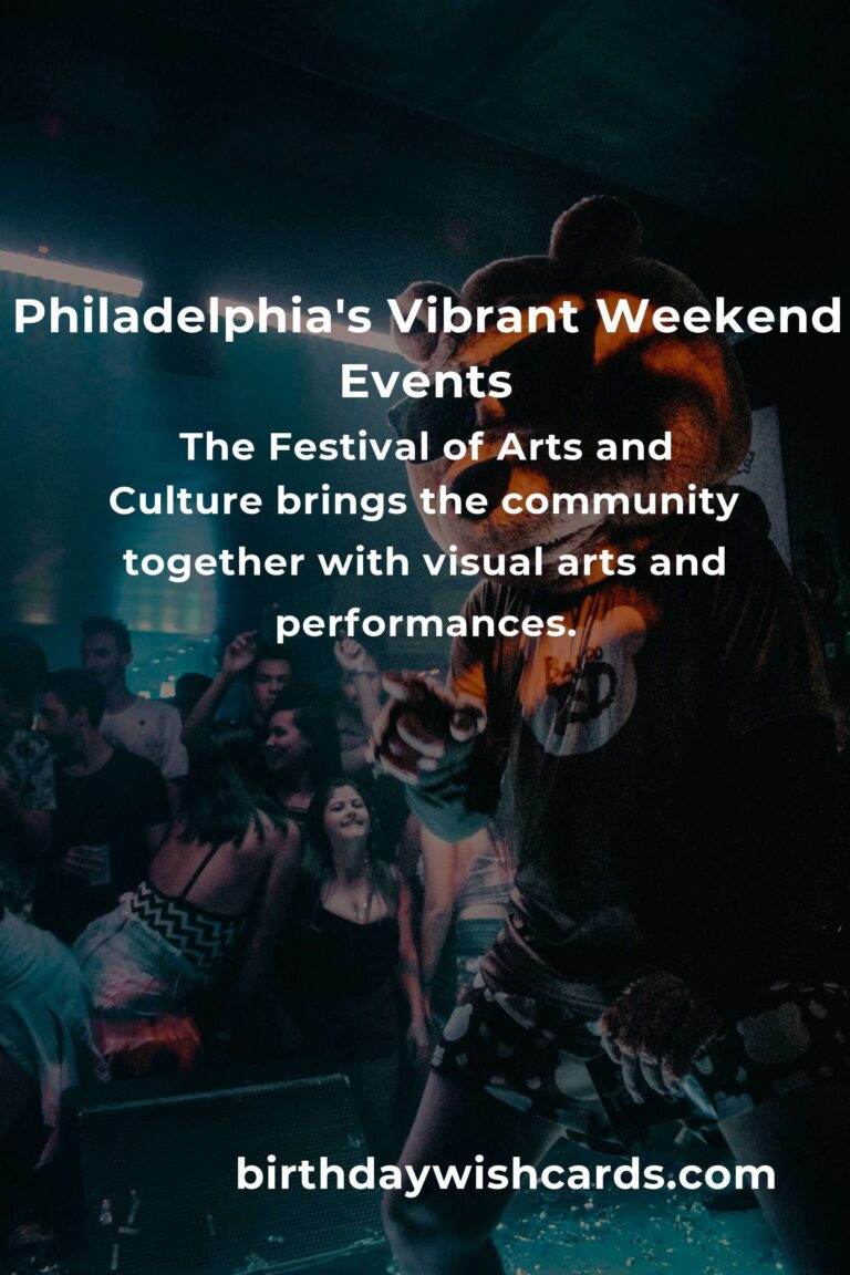 Discover the Heartbeat of Philadelphia: Top Local Events This Weekend