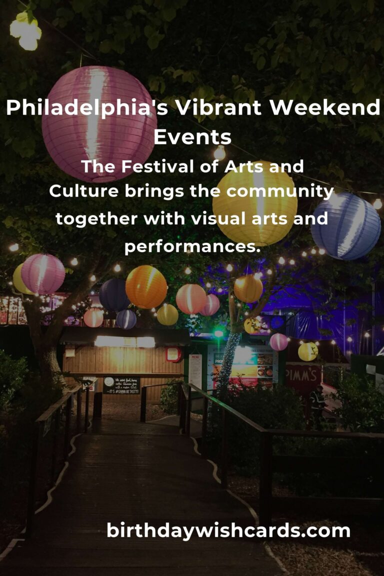 Discover the Heartbeat of Philadelphia: Top Local Events This Weekend