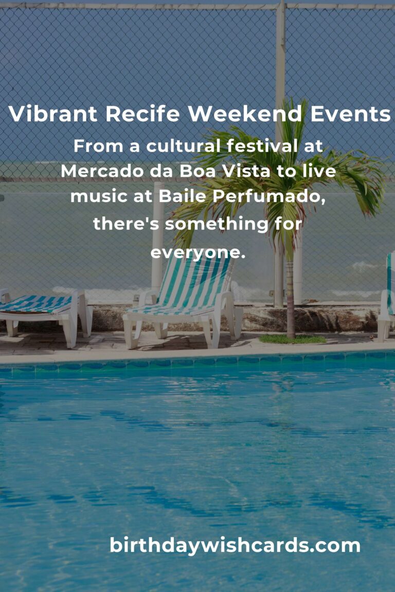 Discover the Heartbeat of Recife: Top Local Events This Weekend