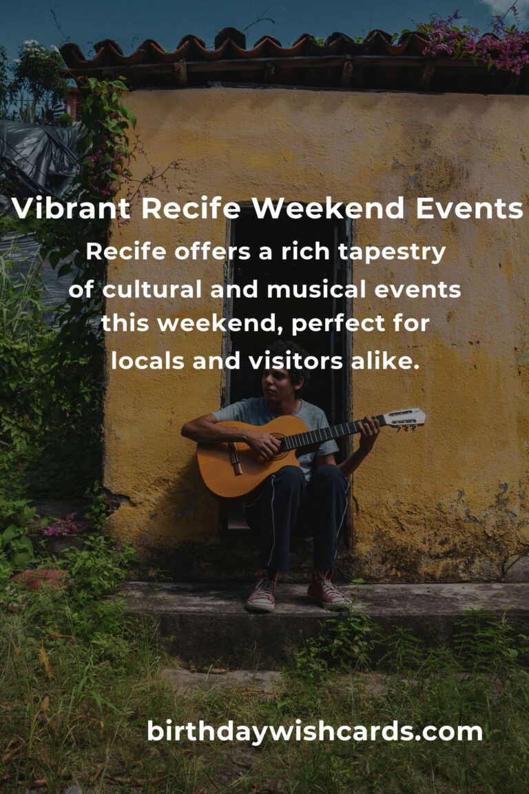 Discover the Heartbeat of Recife: Top Local Events This Weekend