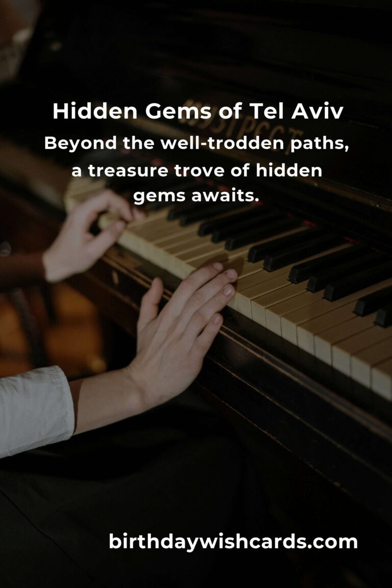 Discover the Heartbeat of Tel Aviv: 32 Hidden Gems That Will Steal Your Heart