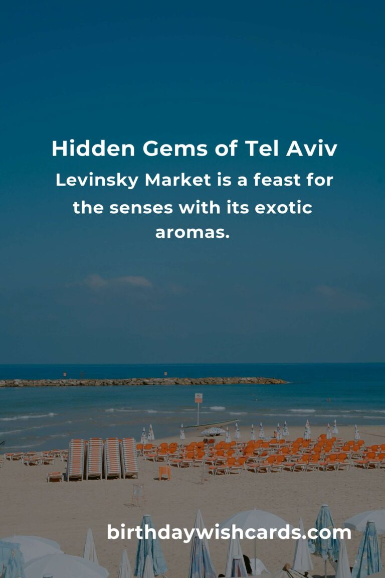 Discover the Heartbeat of Tel Aviv: 32 Hidden Gems That Will Steal Your Heart