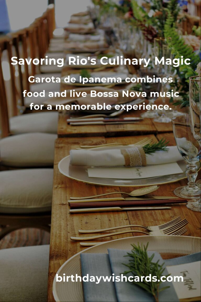 Discover the Heartfelt Culinary Delights: Best Dinner Ideas in Rio de Janeiro for 2025