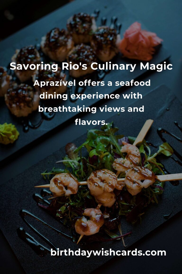 Discover the Heartfelt Culinary Delights: Best Dinner Ideas in Rio de Janeiro for 2025