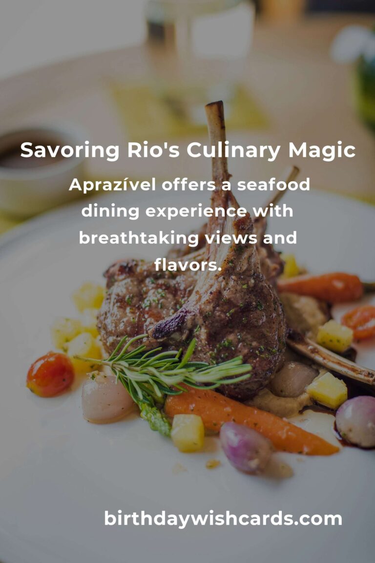 Discover the Heartfelt Culinary Delights: Best Dinner Ideas in Rio de Janeiro for 2025