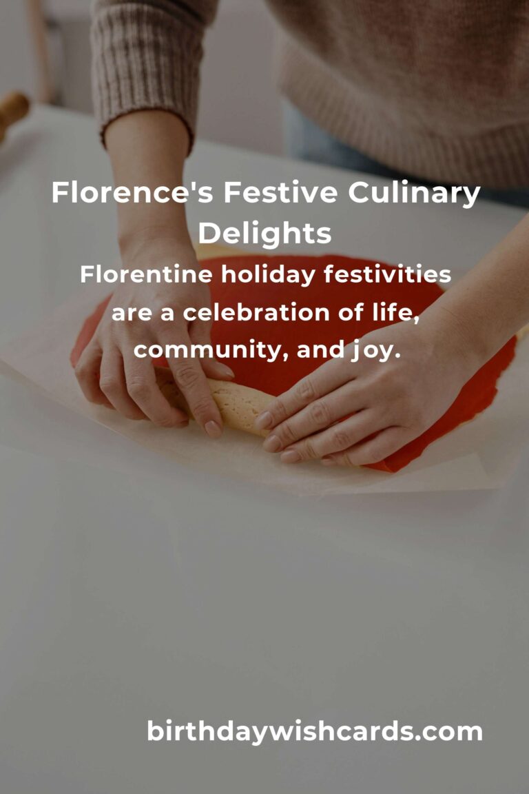Discover the Heartfelt Joy of Holiday Cooking in Florence for 2025