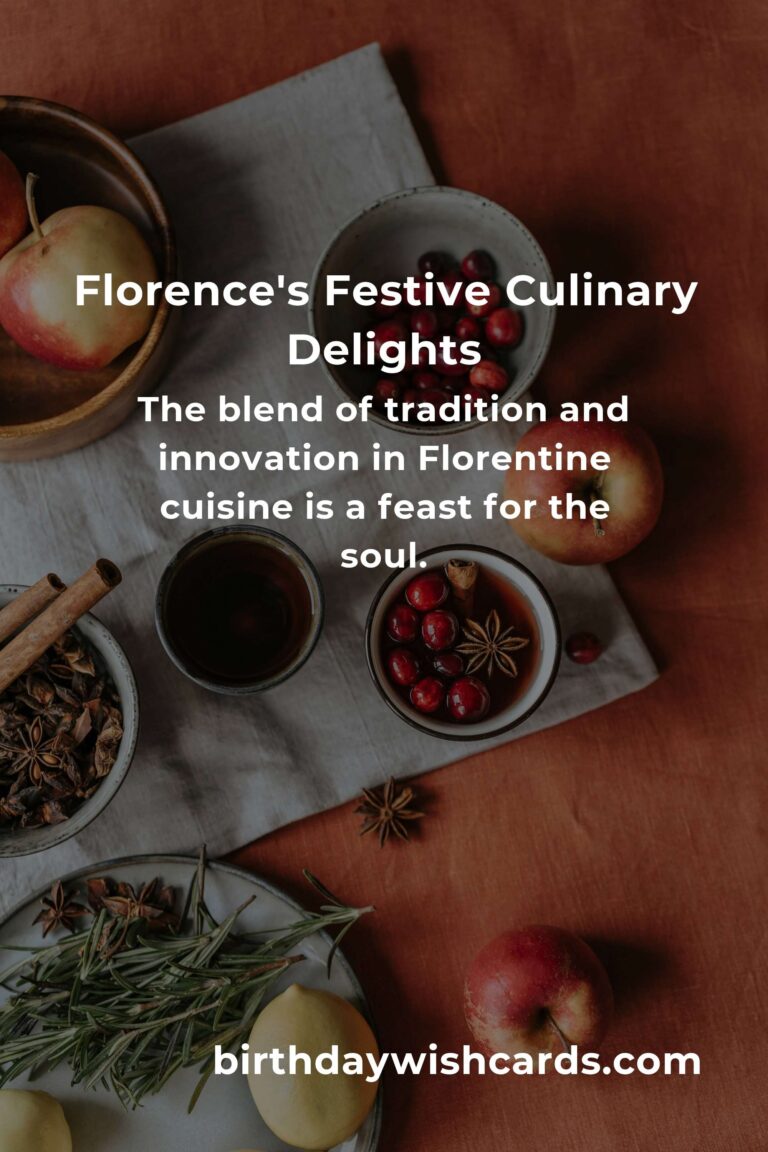 Discover the Heartfelt Joy of Holiday Cooking in Florence for 2025