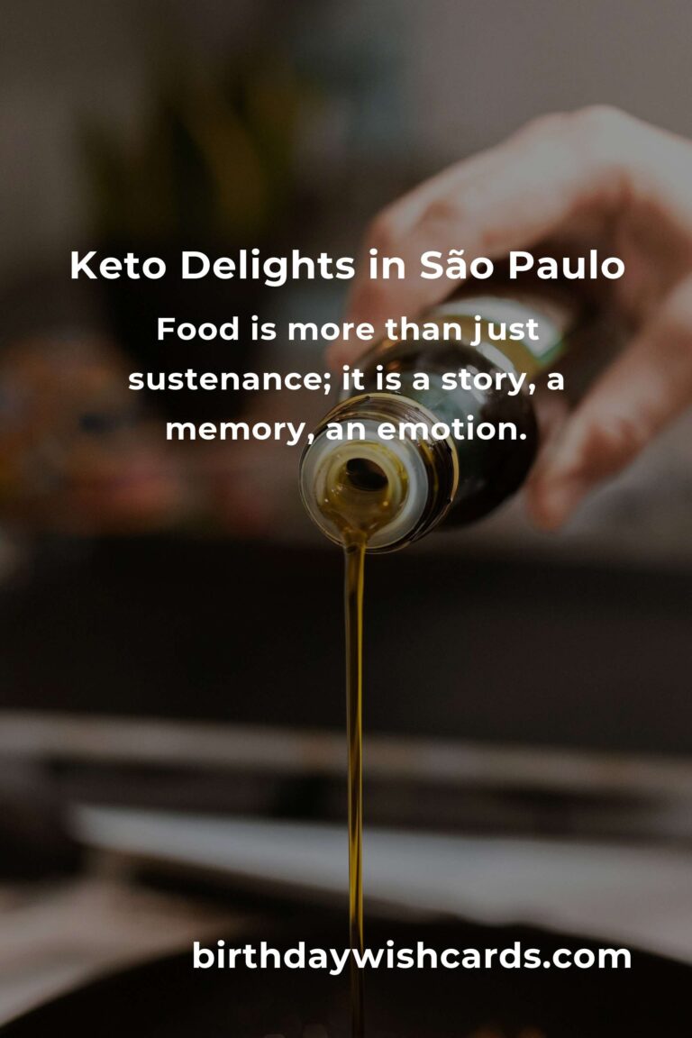 Discover the Heartfelt Joy of Keto Recipes in São Paulo – Your 2025 Guide