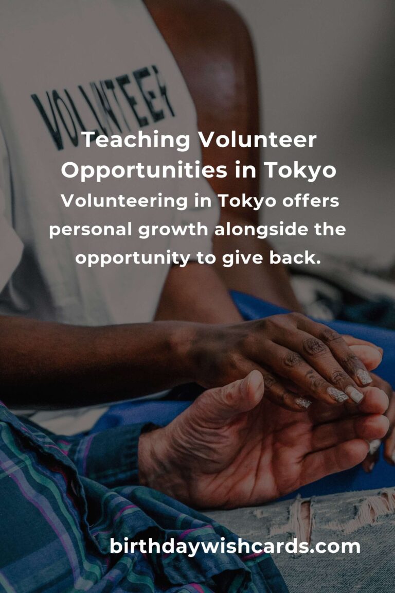 Discover the Heartfelt Joy of Teaching Volunteer Opportunities in Tokyo