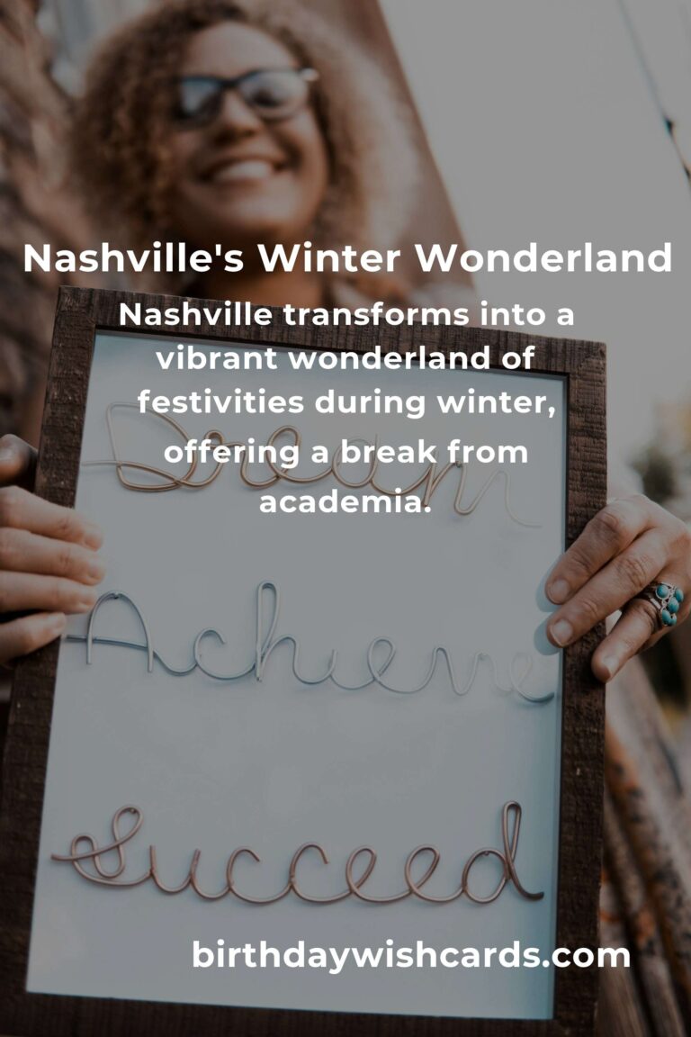 Discover the Heartwarming Charm of Nashville: Top Winter Events for College Students