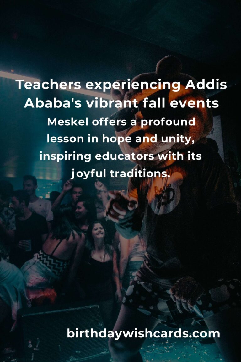 Discover the Heartwarming Fall Events in Addis Ababa: A Guide for Teachers