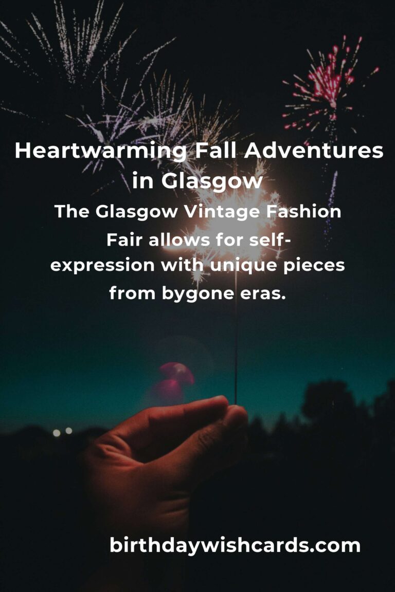 Discover the Heartwarming Fall Events in Glasgow for Empty Nesters