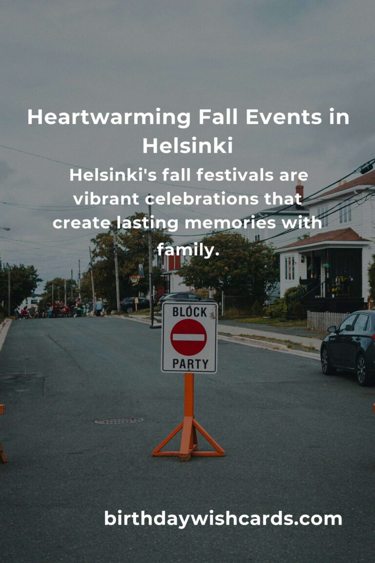 Discover the Heartwarming Fall Events in Helsinki for Parents