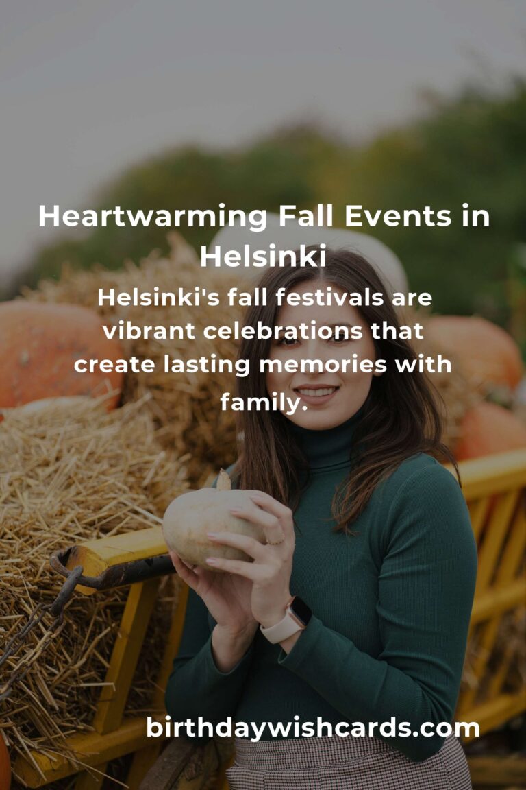 Discover the Heartwarming Fall Events in Helsinki for Parents