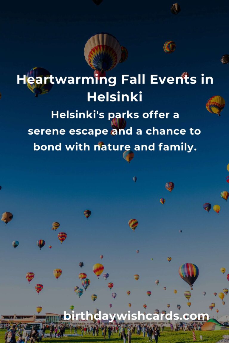 Discover the Heartwarming Fall Events in Helsinki for Parents