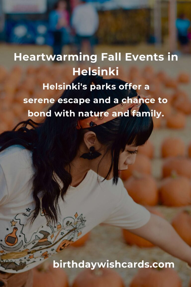 Discover the Heartwarming Fall Events in Helsinki for Parents