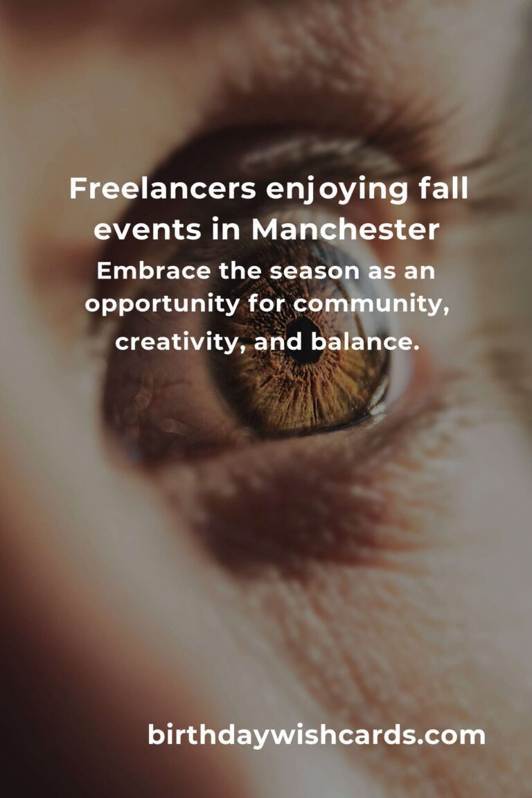 Discover the Heartwarming Fall Events in Manchester Every Freelancer Should Experience