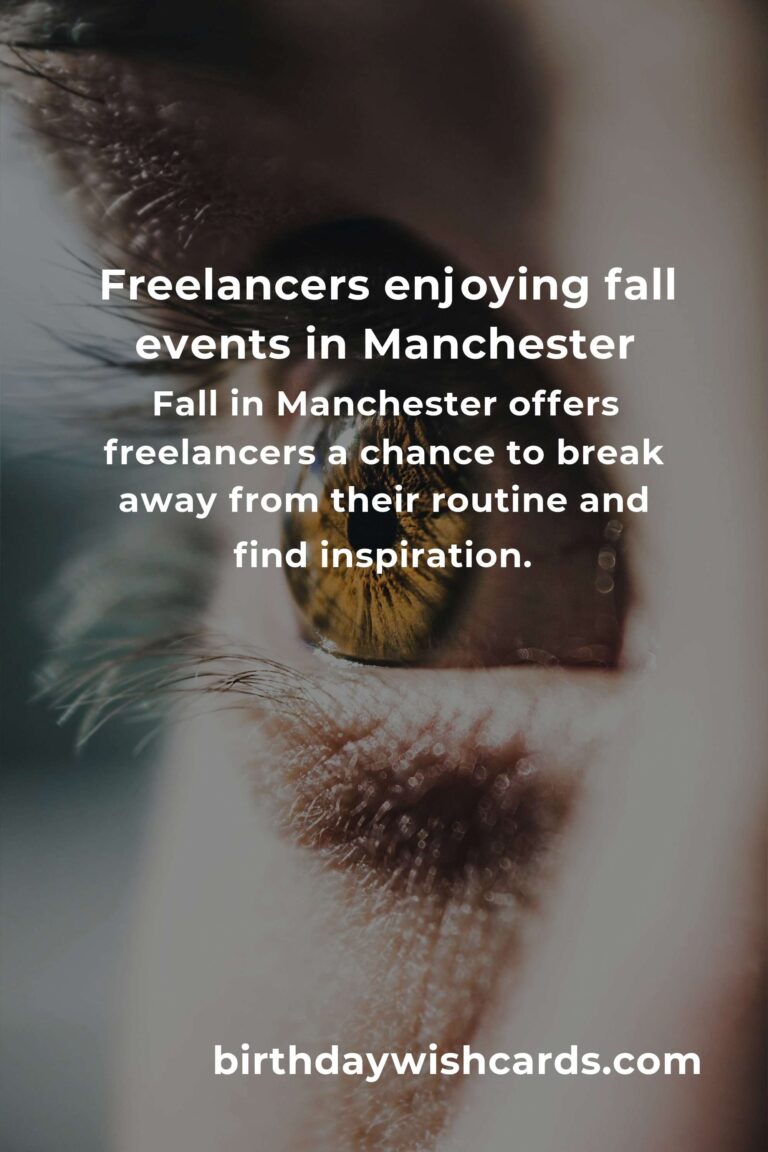 Discover the Heartwarming Fall Events in Manchester Every Freelancer Should Experience