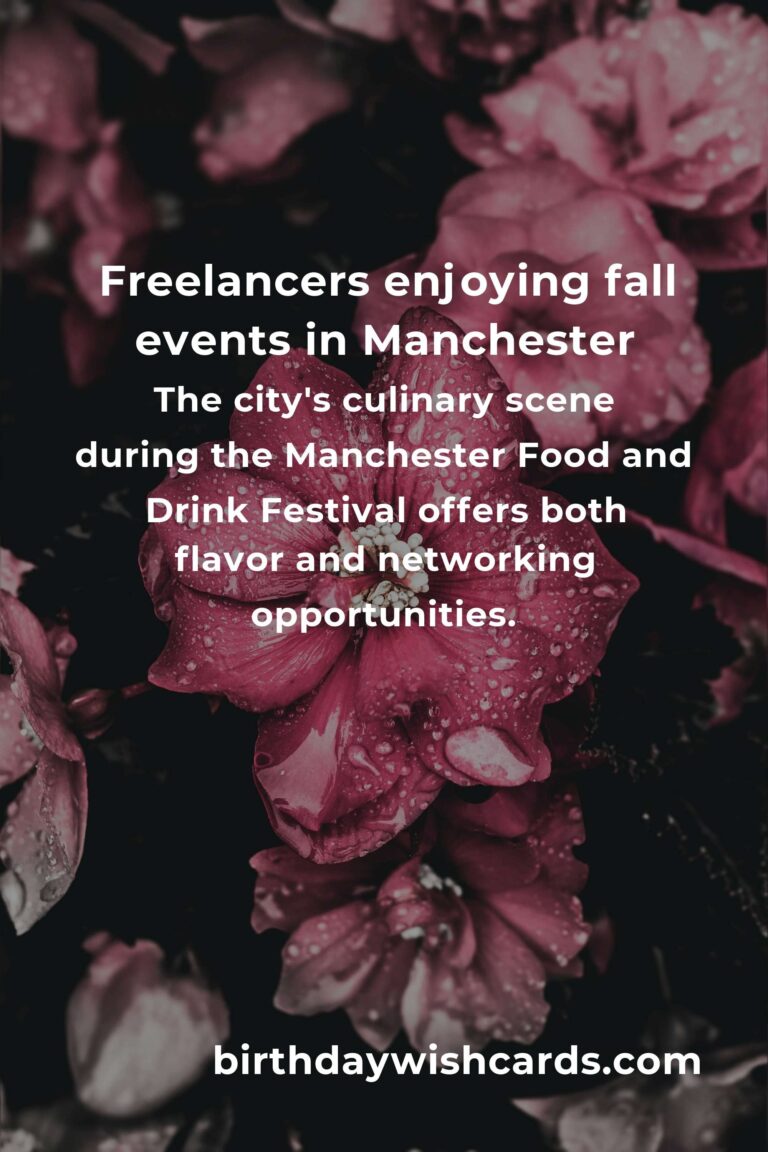 Discover the Heartwarming Fall Events in Manchester Every Freelancer Should Experience