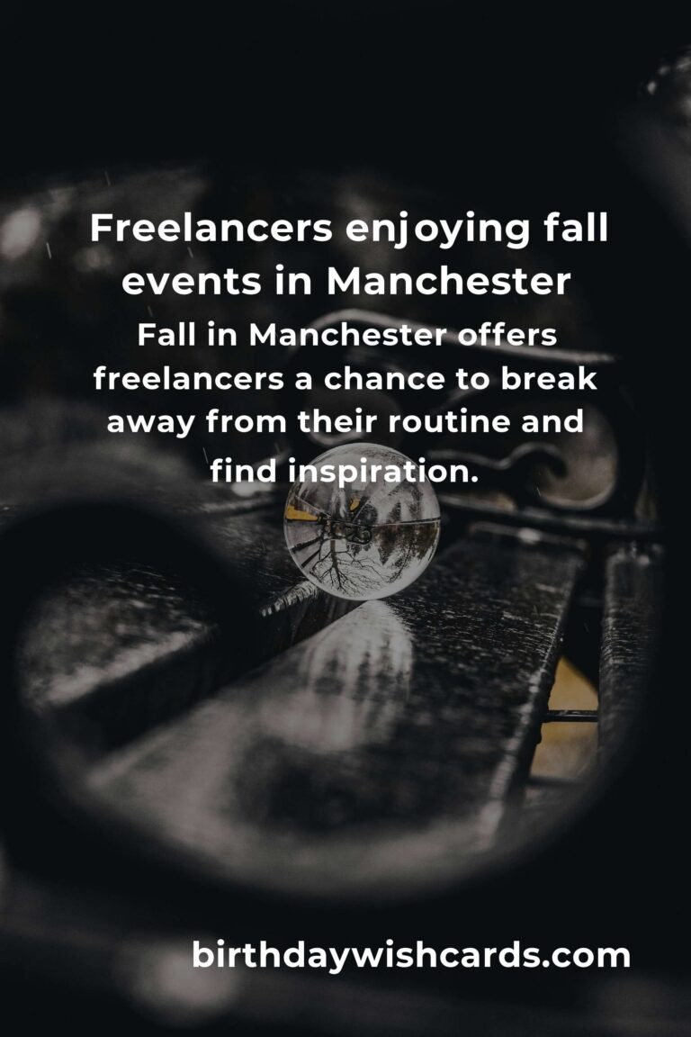 Discover the Heartwarming Fall Events in Manchester Every Freelancer Should Experience