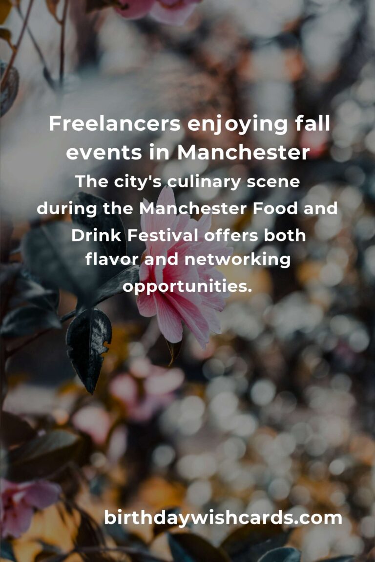 Discover the Heartwarming Fall Events in Manchester Every Freelancer Should Experience