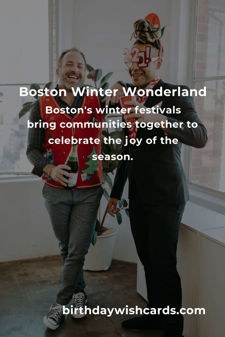 Discover the Heartwarming Winter Events in Boston for Empty Nesters