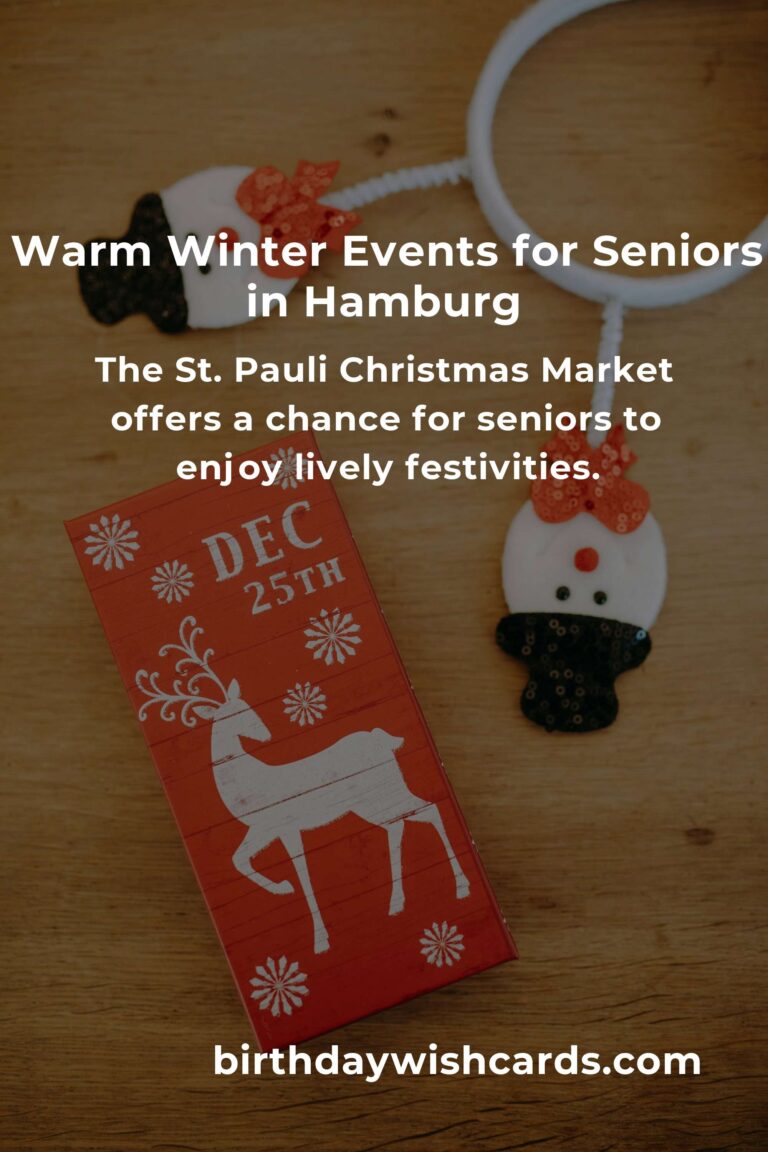 Discover the Heartwarming Winter Events in Hamburg for Seniors