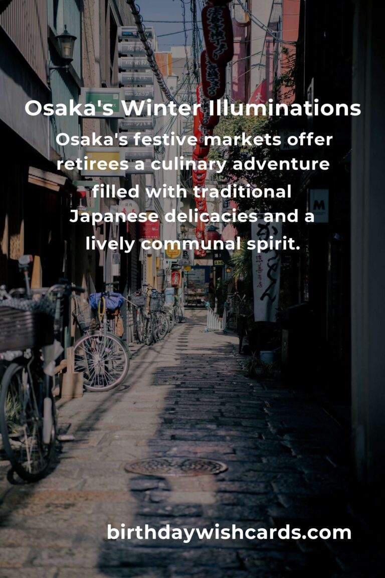 Discover the Heartwarming Winter Events in Osaka for Retirees