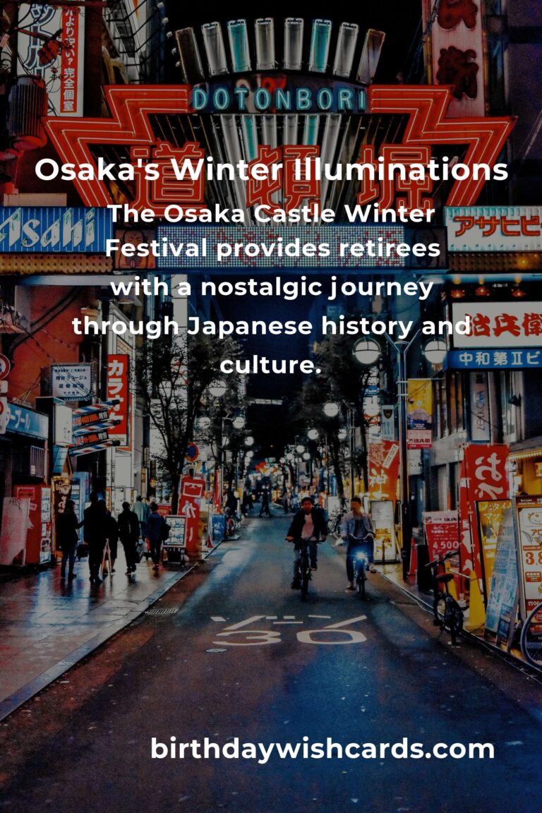Discover the Heartwarming Winter Events in Osaka for Retirees