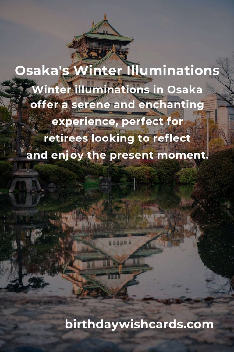 Discover the Heartwarming Winter Events in Osaka for Retirees