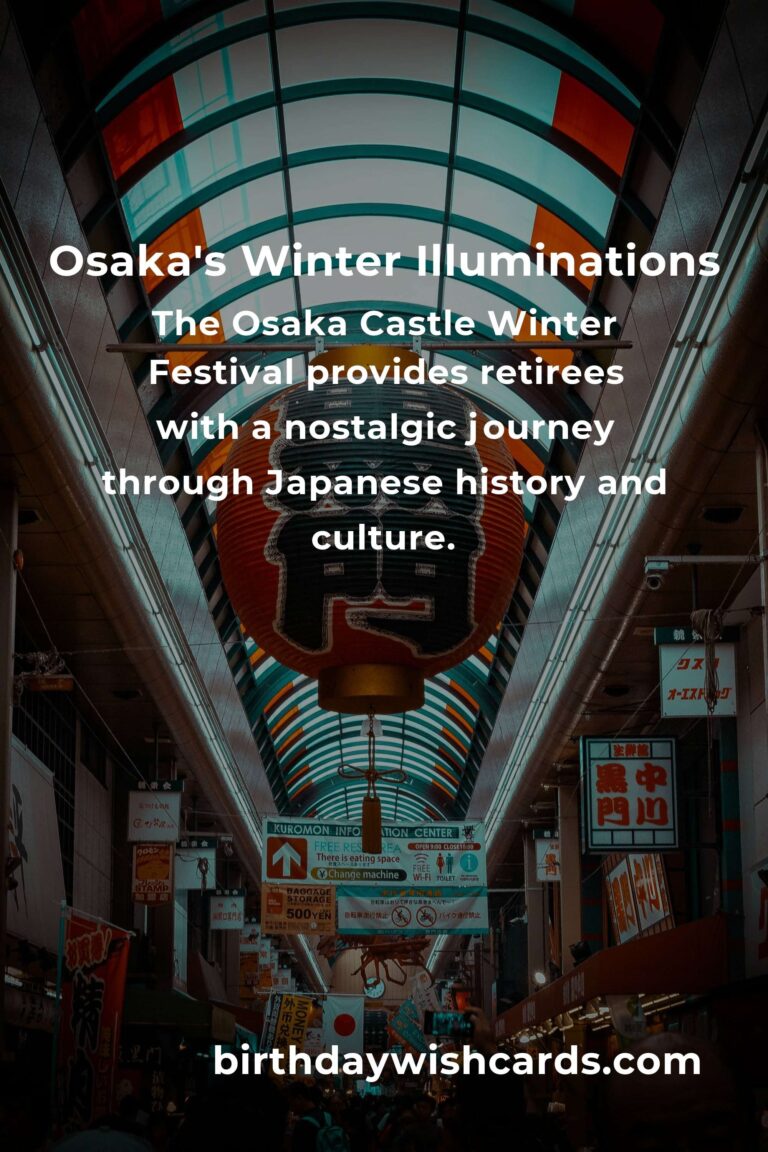 Discover the Heartwarming Winter Events in Osaka for Retirees