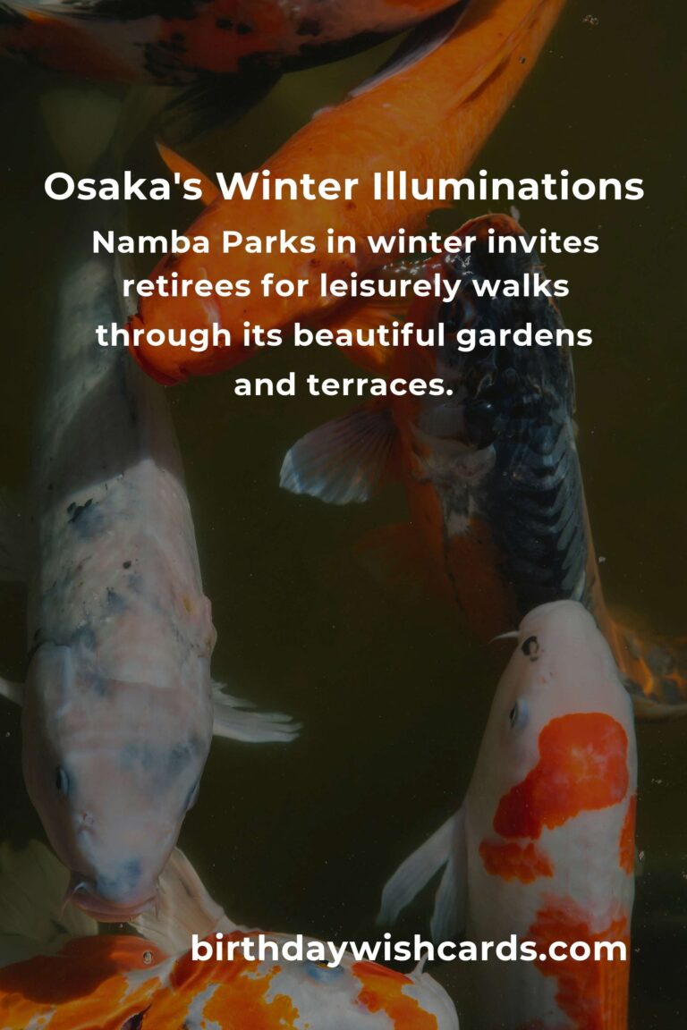 Discover the Heartwarming Winter Events in Osaka for Retirees