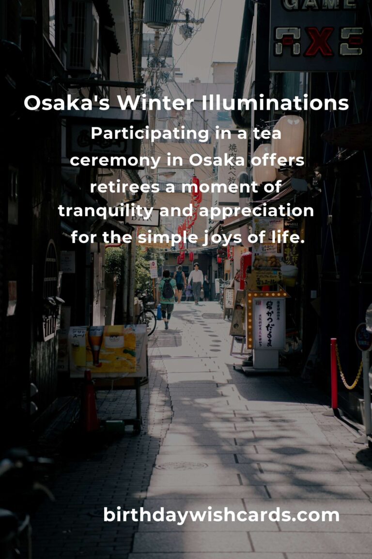 Discover the Heartwarming Winter Events in Osaka for Retirees