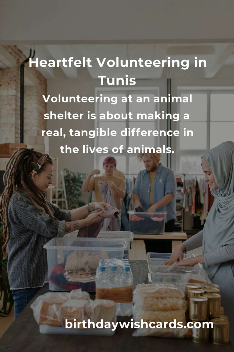 Discover the Heartwarming World of Animal Shelter Volunteering in Tunis
