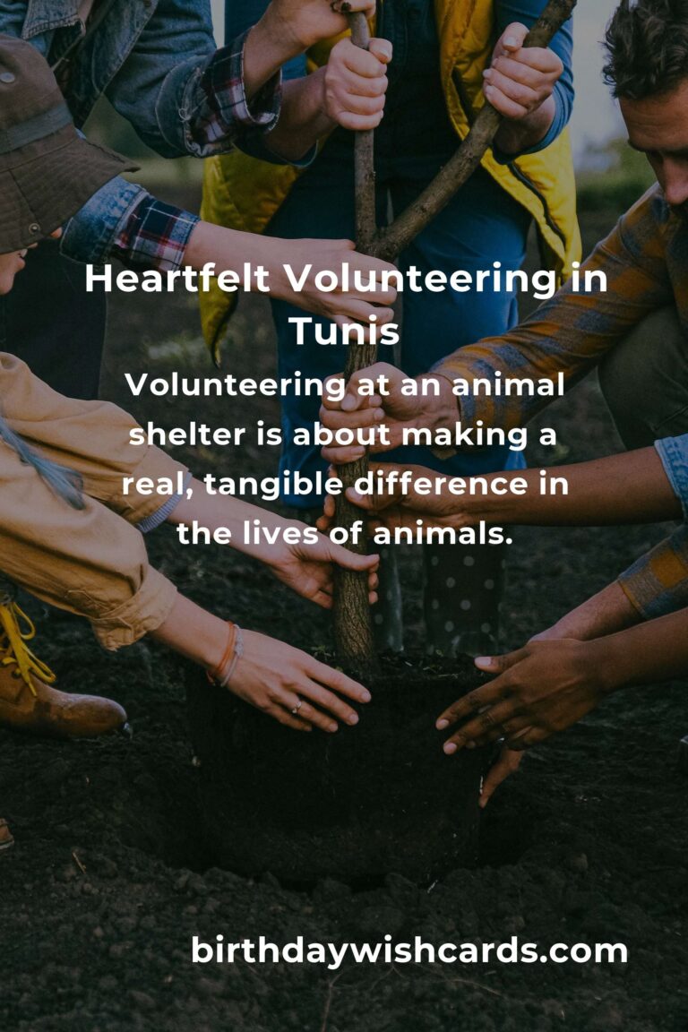 Discover the Heartwarming World of Animal Shelter Volunteering in Tunis