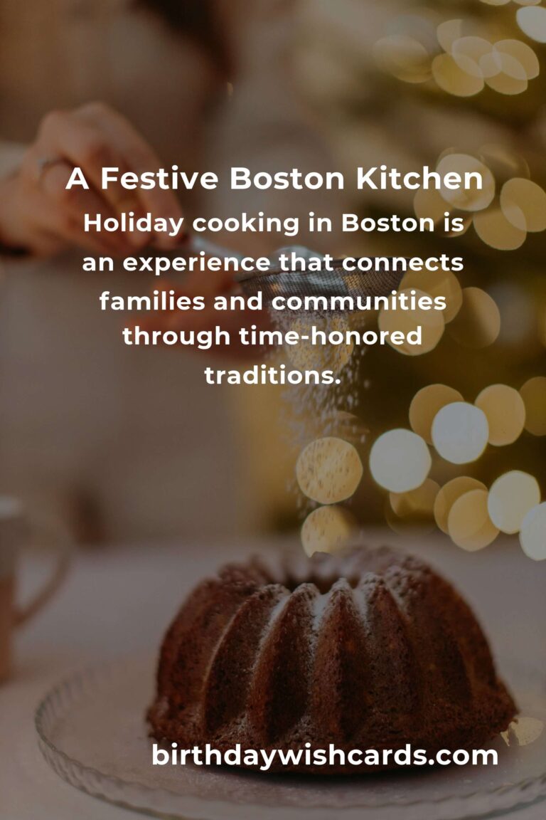 Discover the Heartwarming World of Holiday Cooking in Boston for 2025