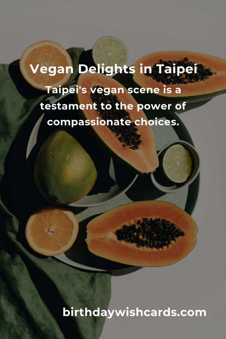 Discover the Heartwarming World of Vegan Meals in Taipei: A 2025 Guide