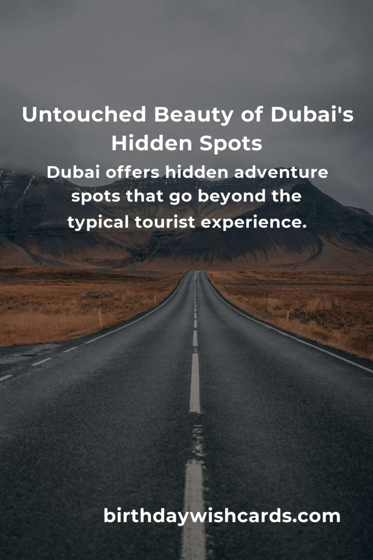 Discover the Hidden Adventure Spots in Dubai You Must Experience