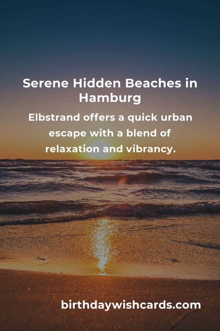 Discover the Hidden Beach Getaways in Hamburg That Will Steal Your Heart