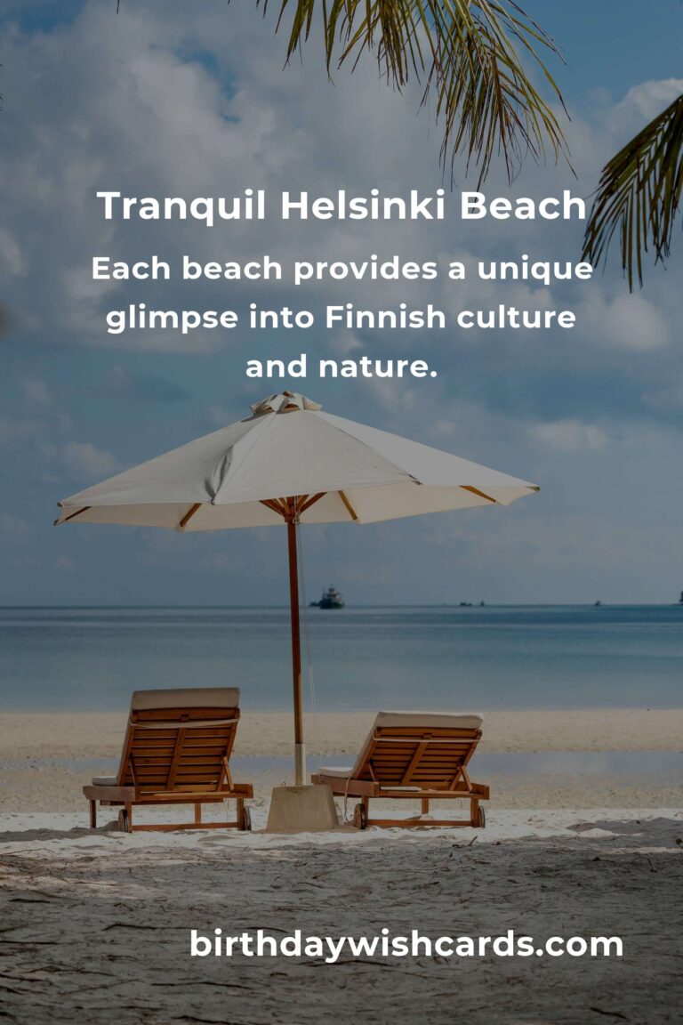 Discover the Hidden Beaches of Helsinki: Your Gateway to Tranquility