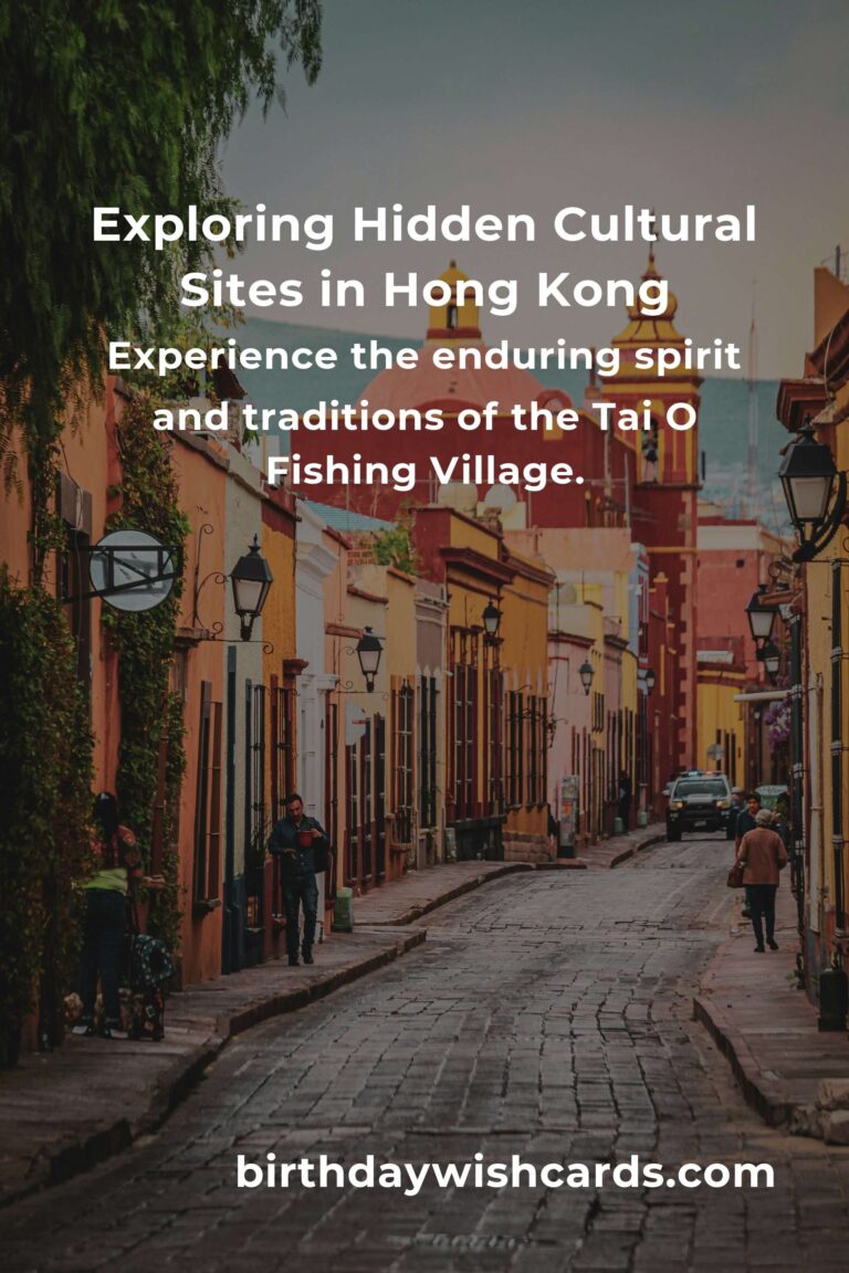 Discover the Hidden Cultural Gems of Hong Kong: A Journey Beyond the Skyscrapers