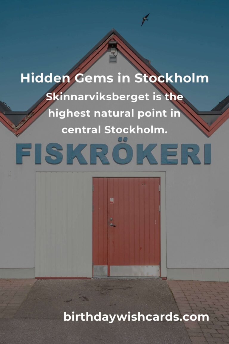 Discover the Hidden Gems in Stockholm You Must See