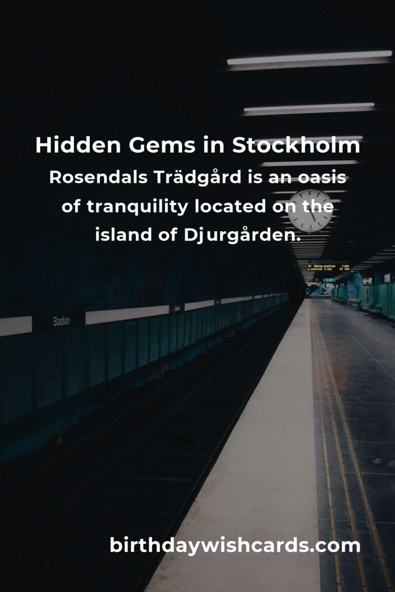 Discover the Hidden Gems in Stockholm You Must See